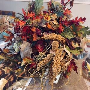 🌹Autumn Harvest Faux Floral Wreath